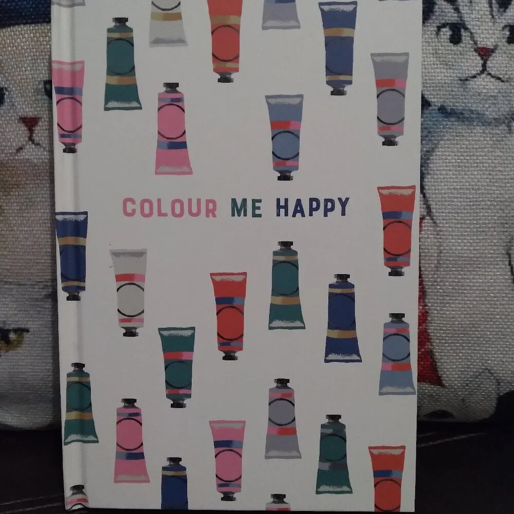 Journal - Colour Me Happy - paint tube graphic